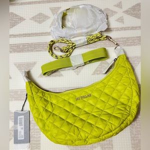 NWT MZ Wallace Crosby Luna, Acid Yellow